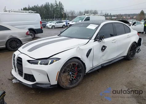 2025 BMW M3 Competition xDrive z USA, uszkodzony, nr VIN WBS33HJ02SFT72756